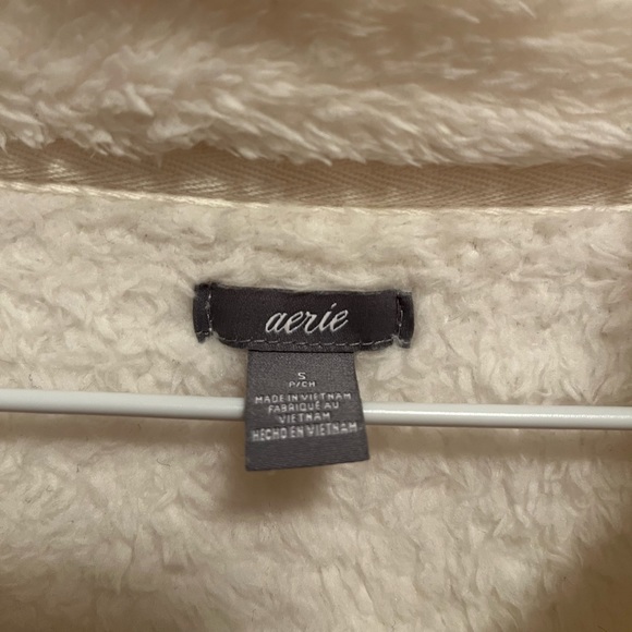 Aerie Sherpa Quarter Zip Sweatshirt - Picture 5 of 5